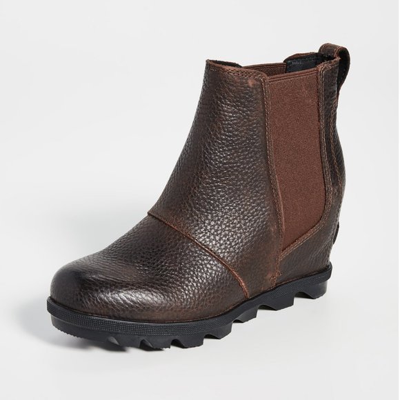 Sorel Shoes - NIB $200 Joan of Arctic leather Wedge burro sz 7